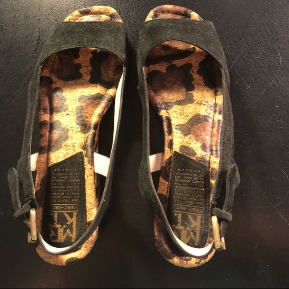 Ladies Leopard Sandals Size 6.5